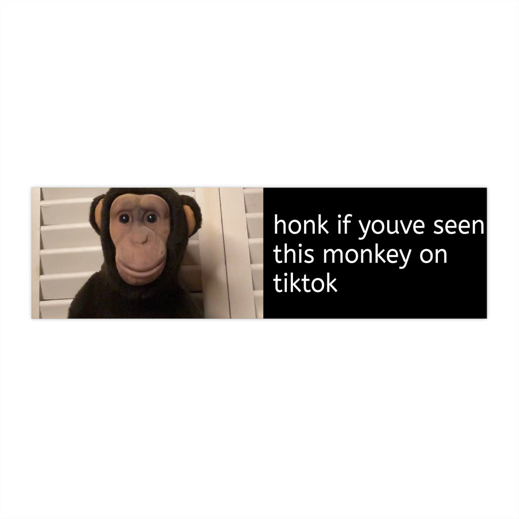 funny monkey bumper stickers