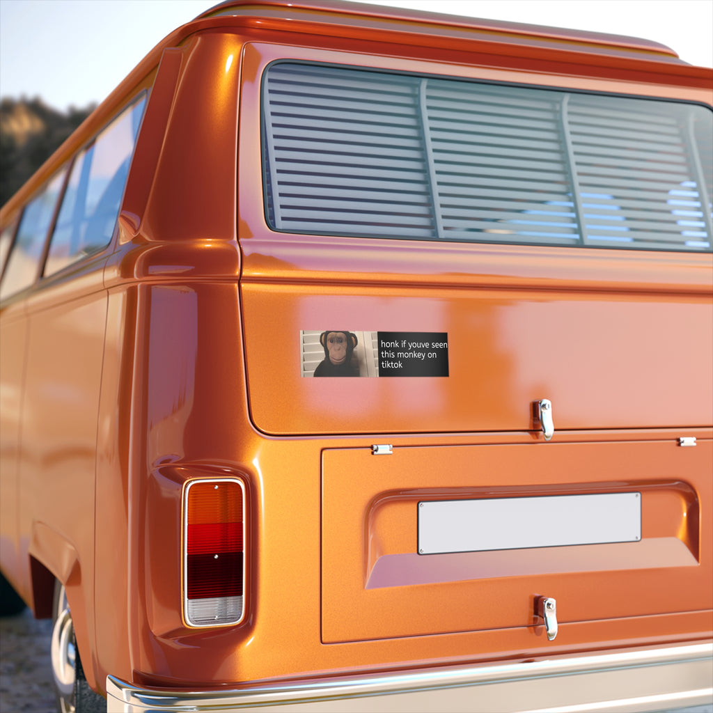 funny monkey bumper stickers